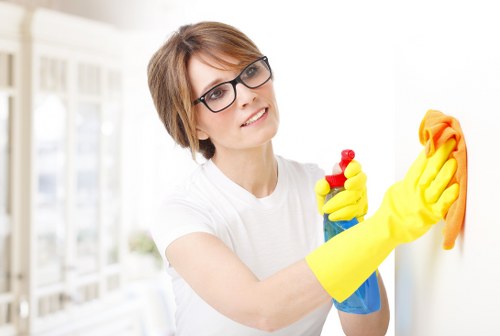 Professional house clearance team working in a Richmond property